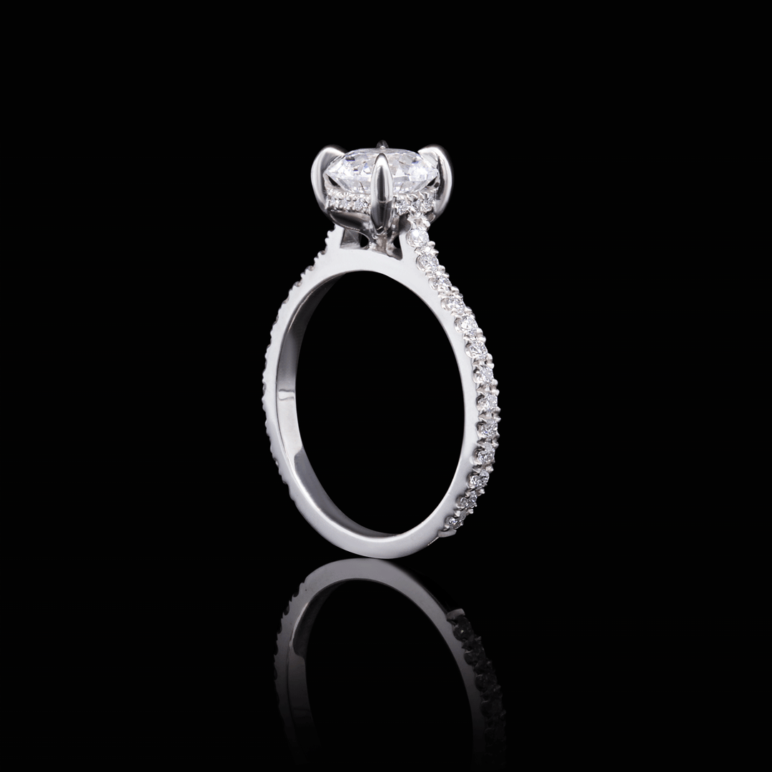Polaris - Moissanite Engagement Ring