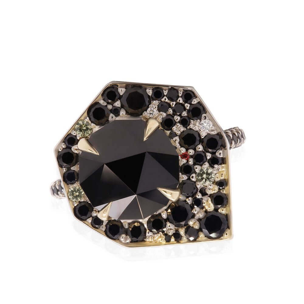 Eclipse of The Heart 002- High Jewellery Ring - Janine de Dorigny jewellery