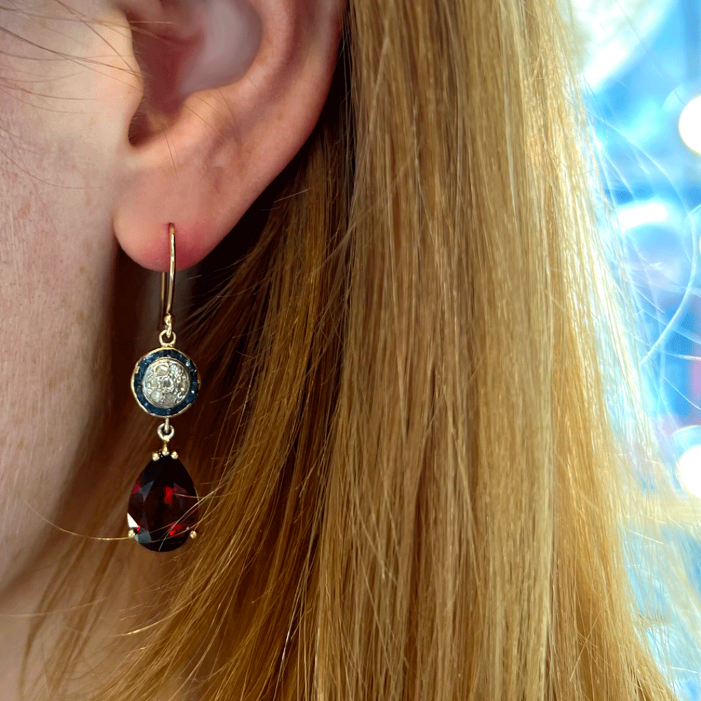 These earrings are a testament to how cherished pieces can be reimagined into jewels that can be worn today and will continue to tell its story for generations to come.
