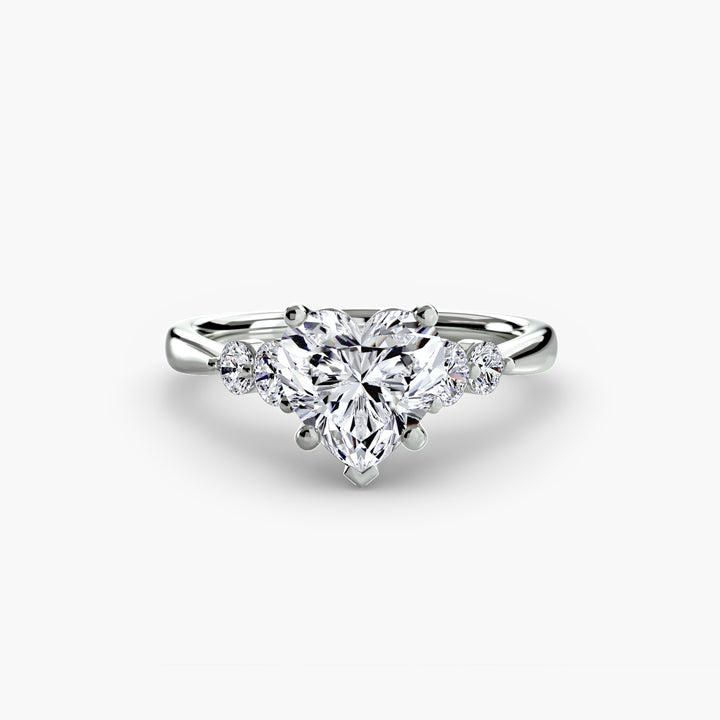 Solitaire with Shoulder Accents 2