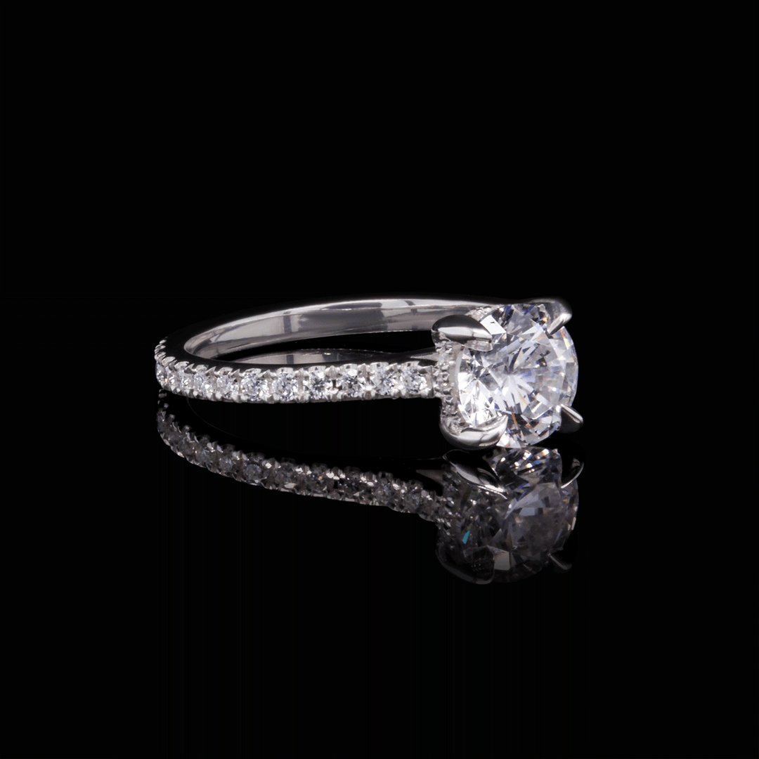 Polaris - Moissanite Engagement Ring