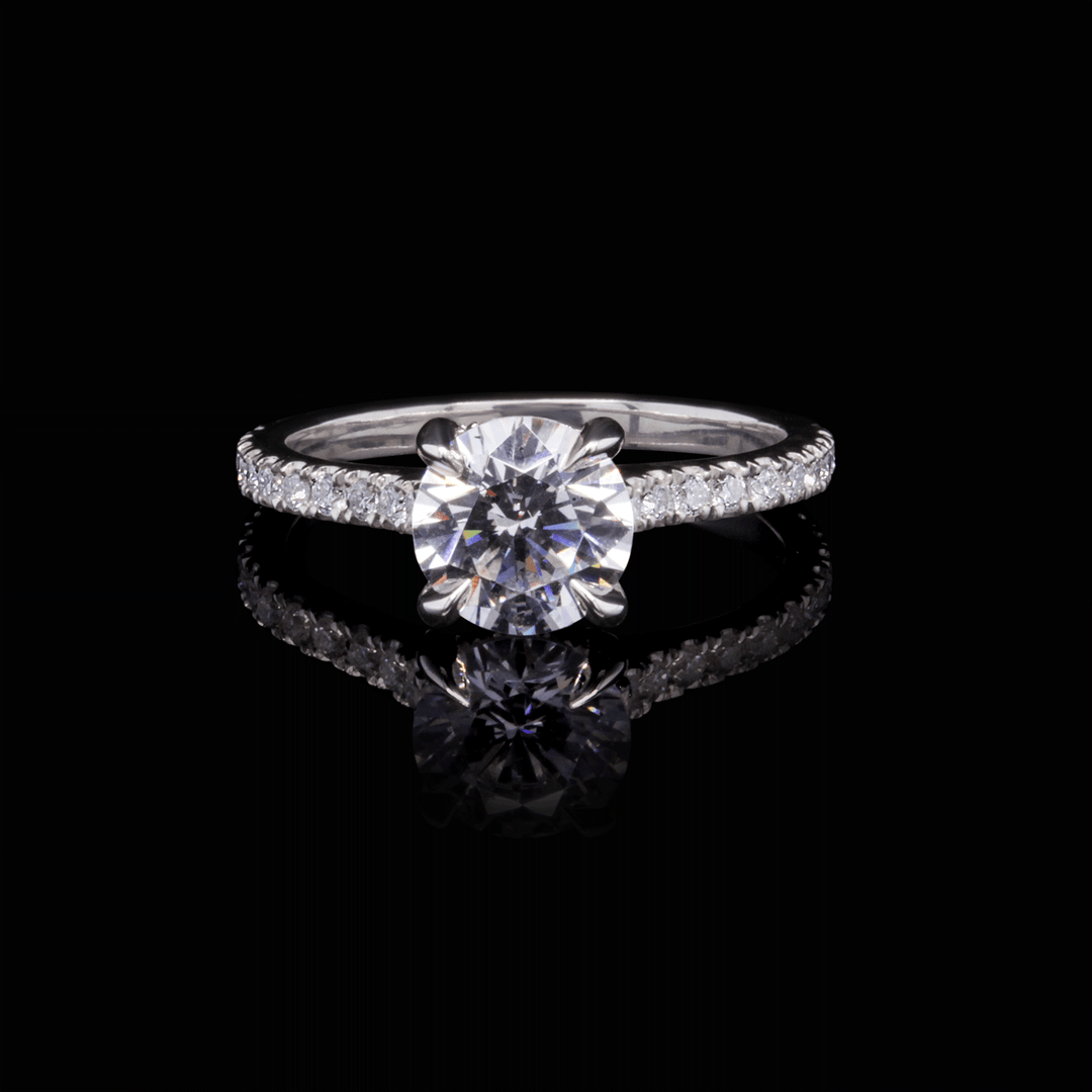 Polaris - Moissanite Engagement Ring